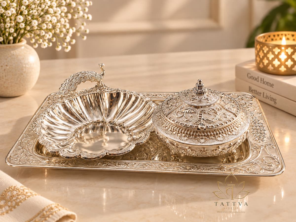 Mor Vandan Tray Set